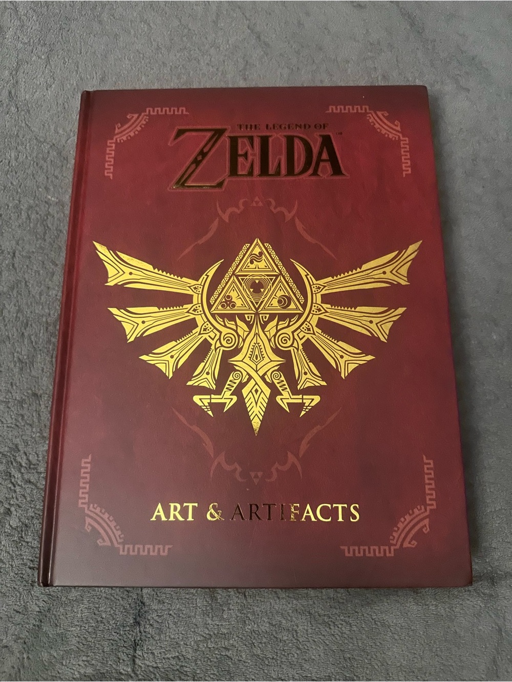 The Legend of Zelda Art & Artifacts Hardcover - Red by Nintendo